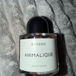Byredo Animalique Perfume with Black Cap and White Label